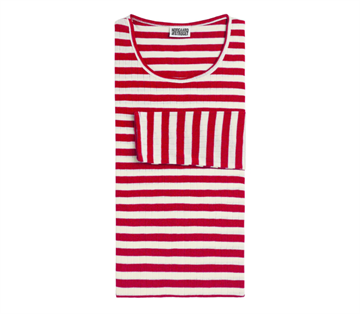 Nørgaard Paa Strøget Tee l/s Broadway TEEN Red/ Ecru